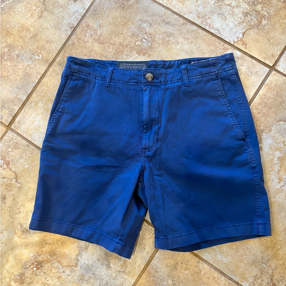 Men's Vineyard Vines Navy 7-inch Casual Shorts